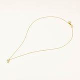 18k Gold Gold Plated Silver Dolphin Figure Necklace with Zircon Stone