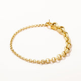 18k Gold Plated Silver Chain Link Necklace