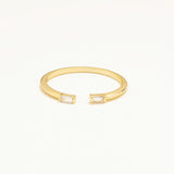 18k Gold Plated Silver Thin Ring